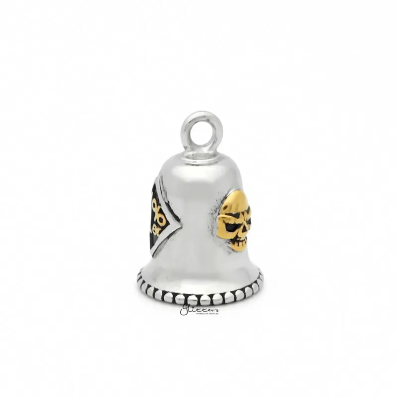 1% ER Stainless Steel Bell Pendant - Gold