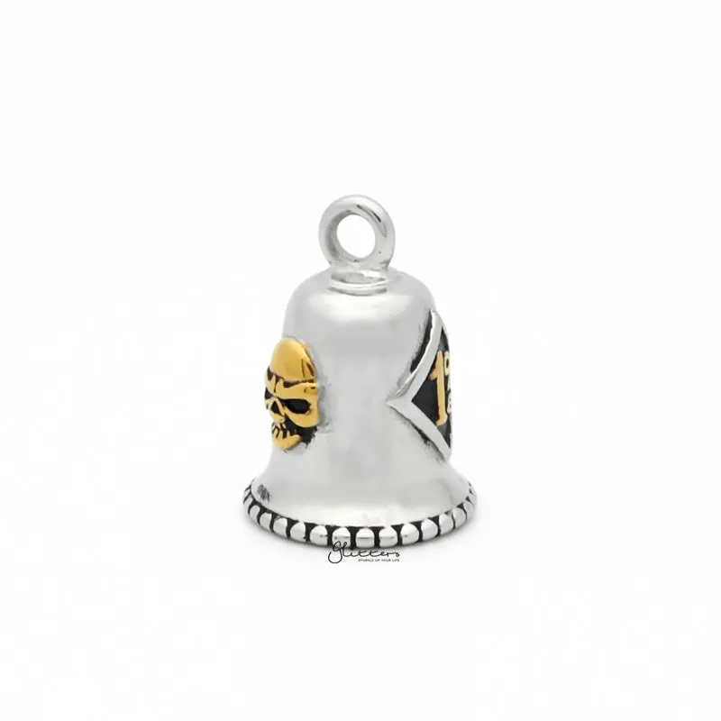 1% ER Stainless Steel Bell Pendant - Gold