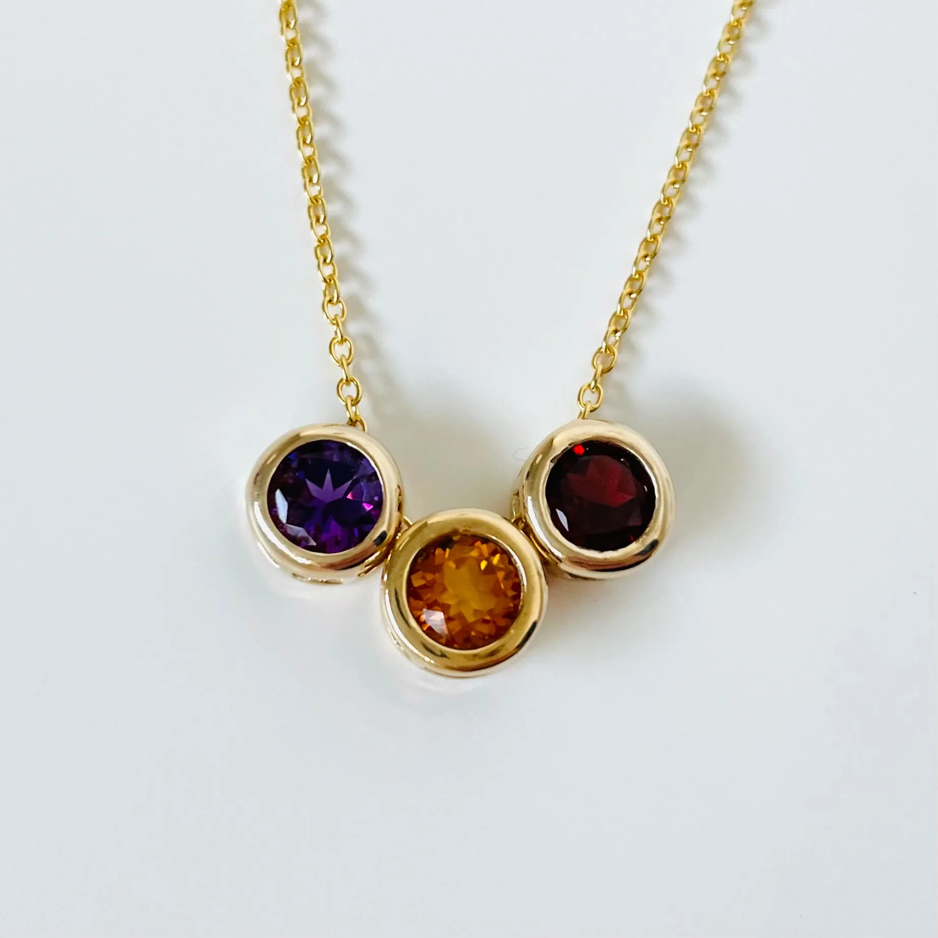 14k Gemstone Slider