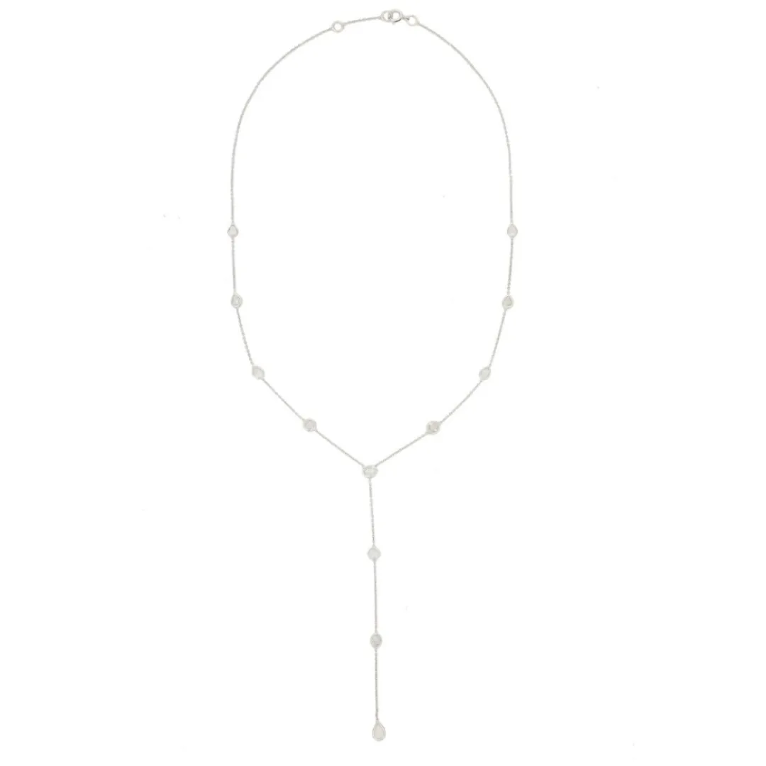 18K Diamond Lariat Y Necklace