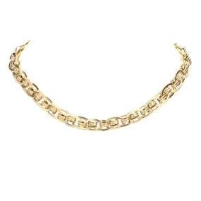 18K Gold Dipped Stainless Steel Handmade Chain Necklace