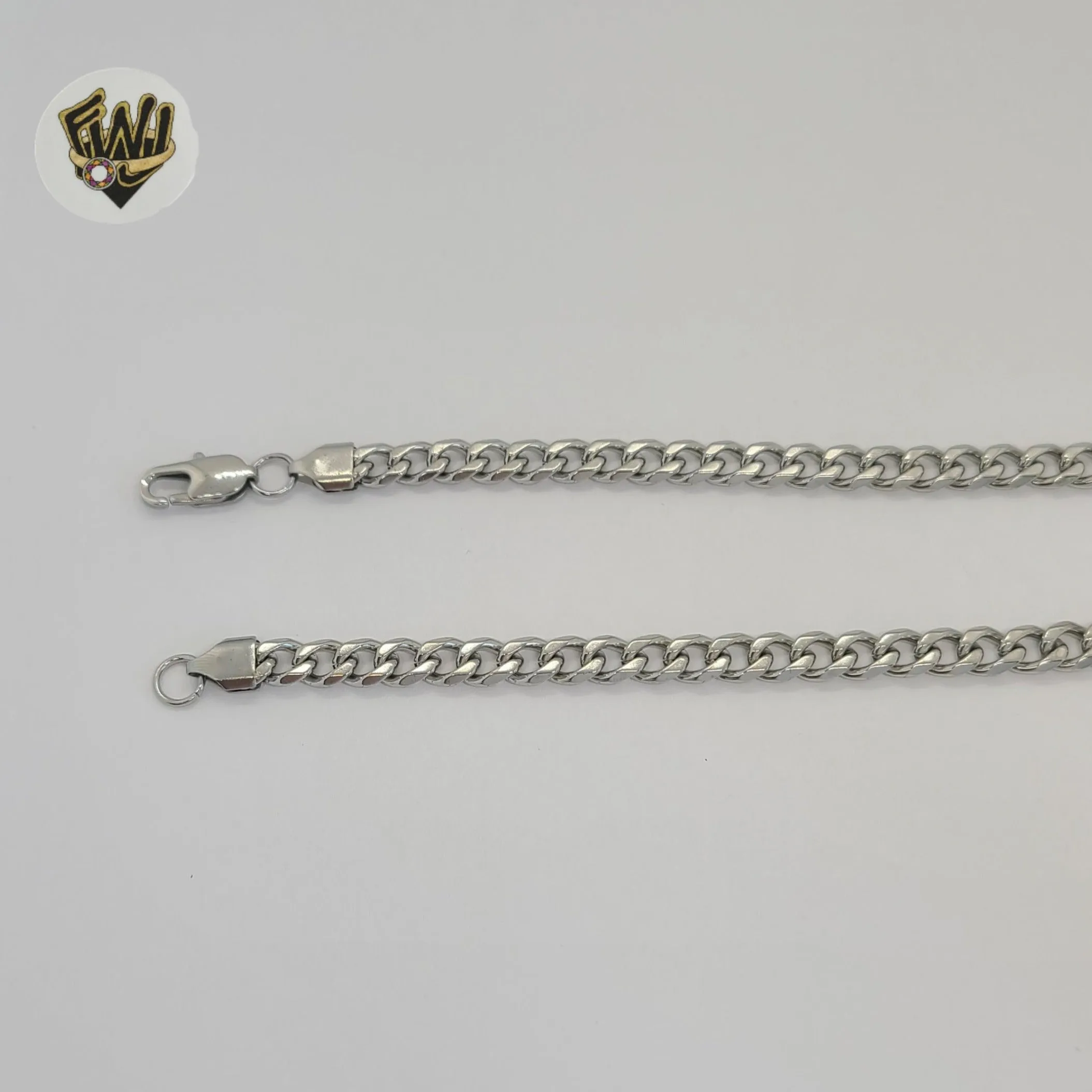 (4-3183-S) Stainless Steel - 6mm Curb Link Chain.