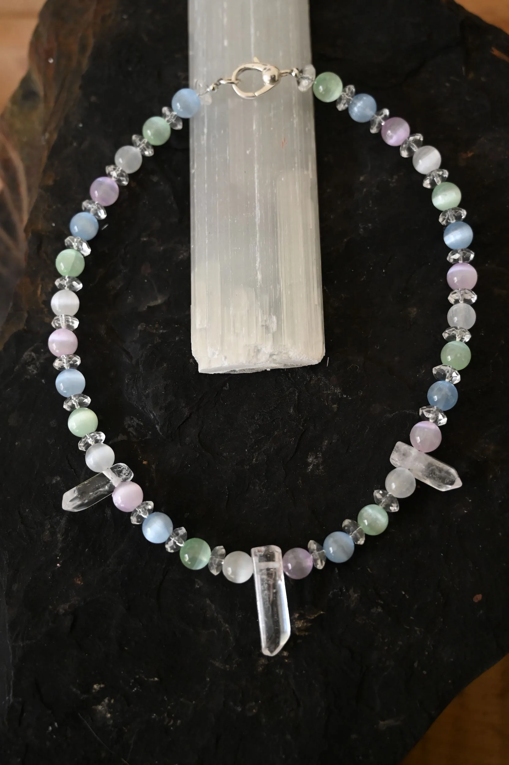 Angel Selenite Necklace