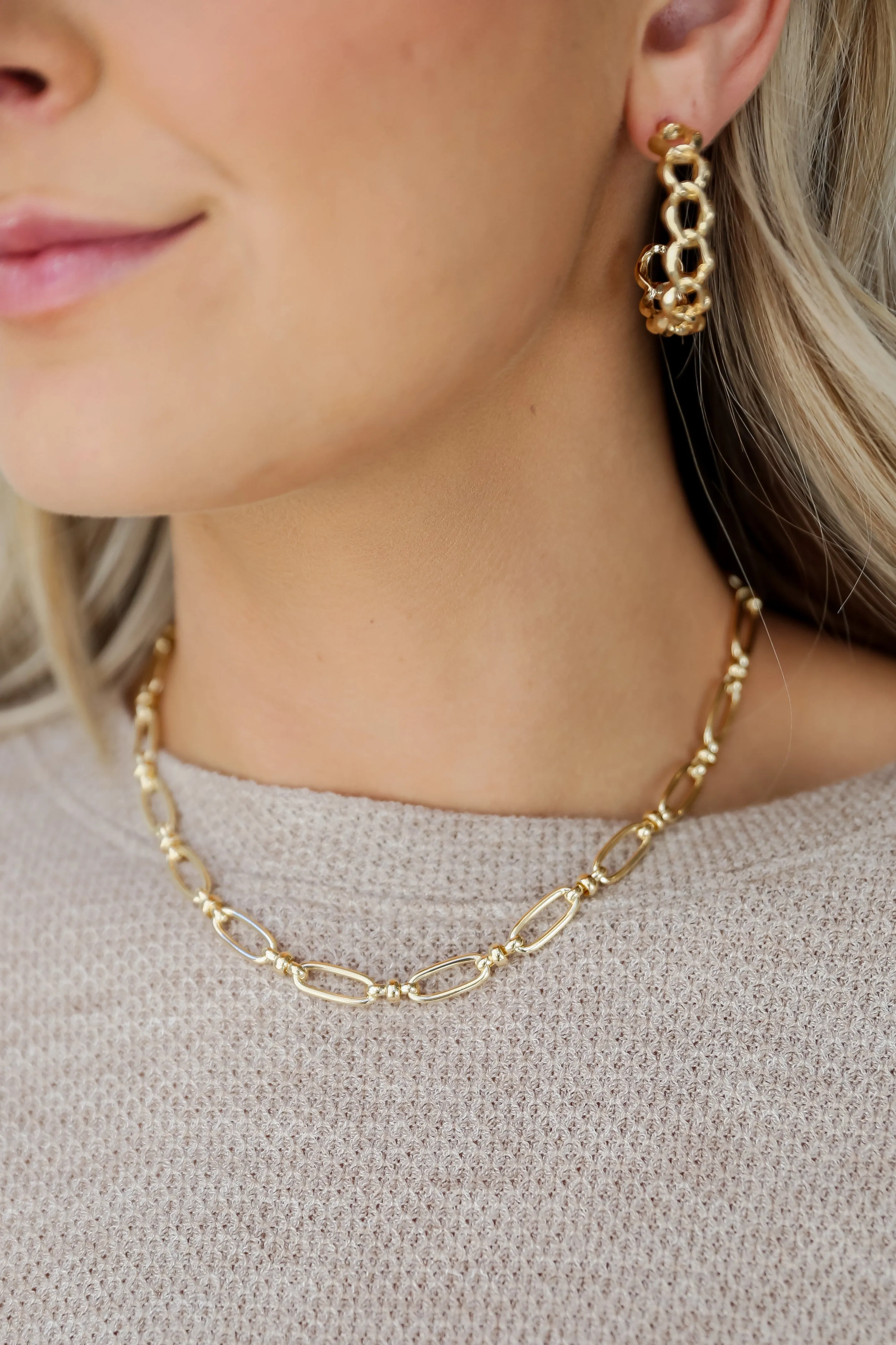 Bethany Gold Chain Necklace