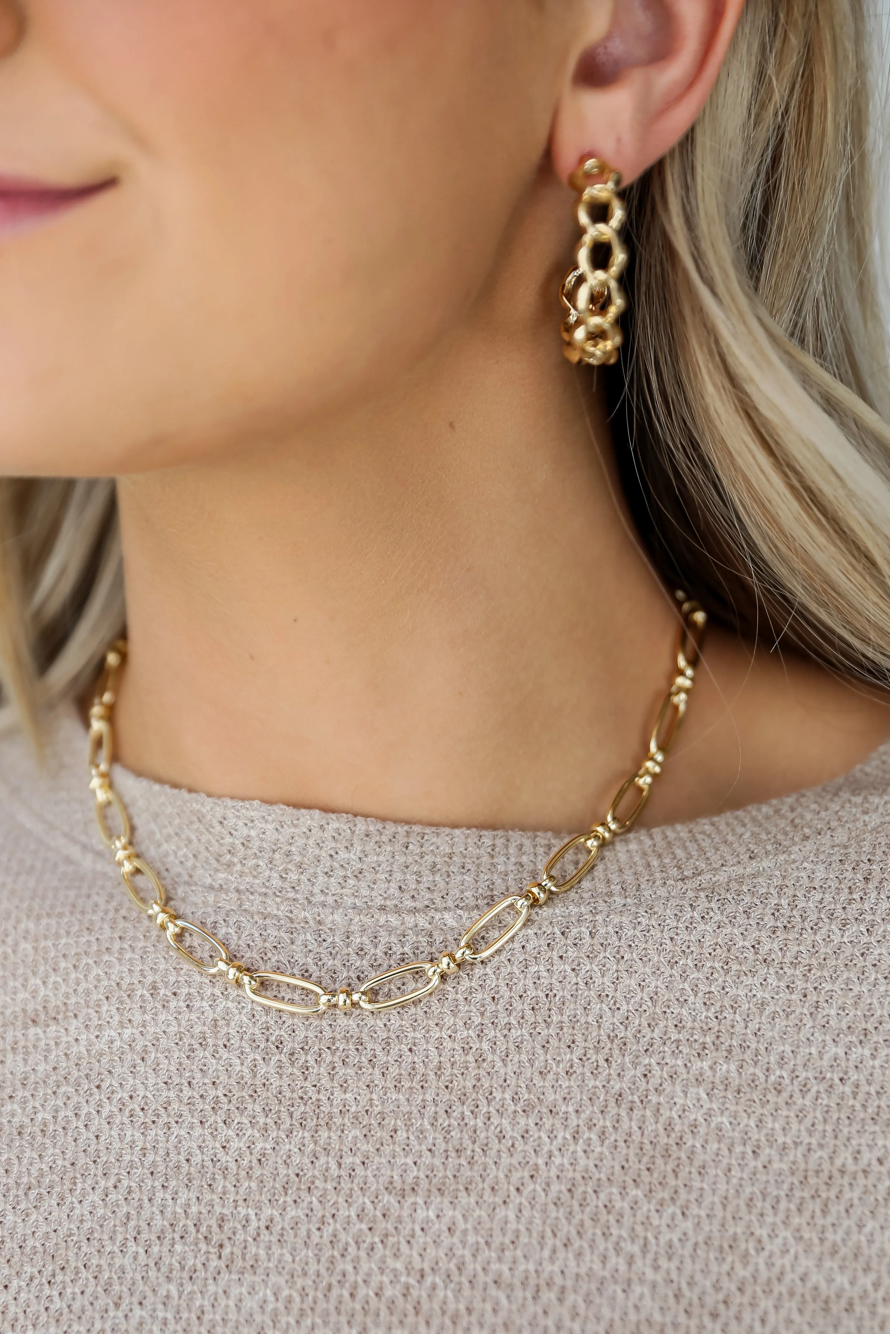 Bethany Gold Chain Necklace