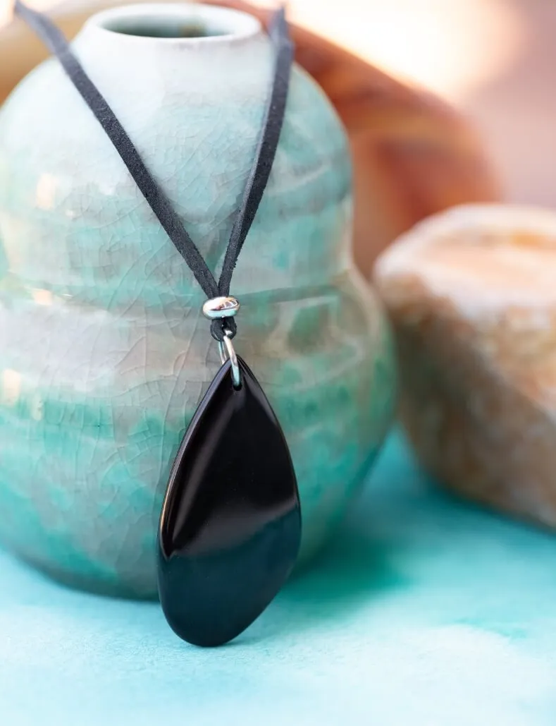 Black Onyx Cody Adjustable Necklace for Rise Above