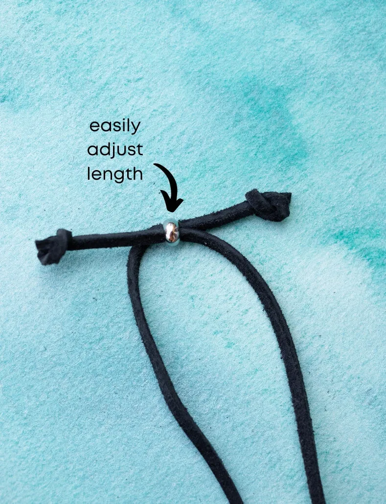 Black Onyx Cody Adjustable Necklace for Rise Above