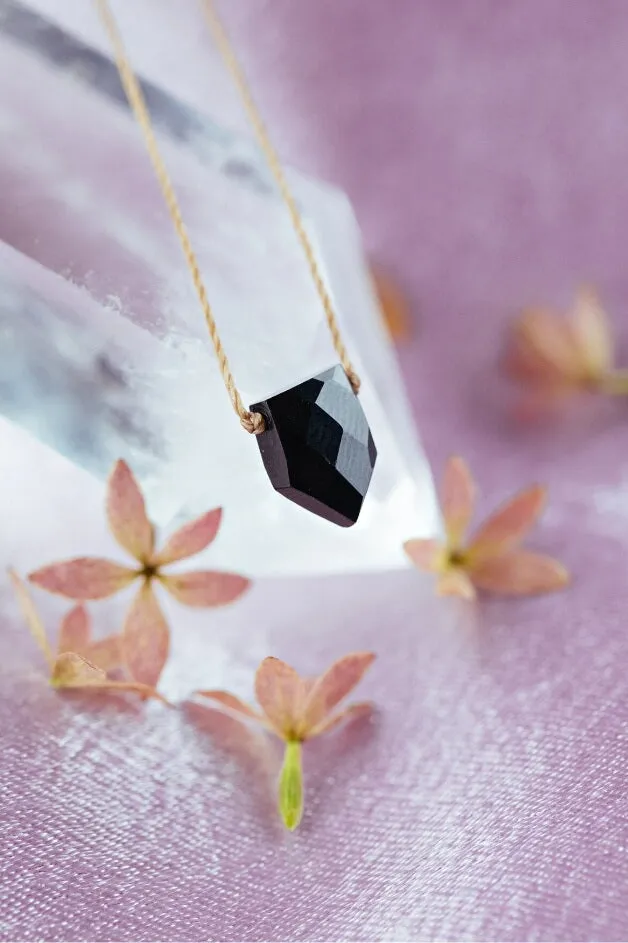 Black Spinel Empowering Necklace for She Believed