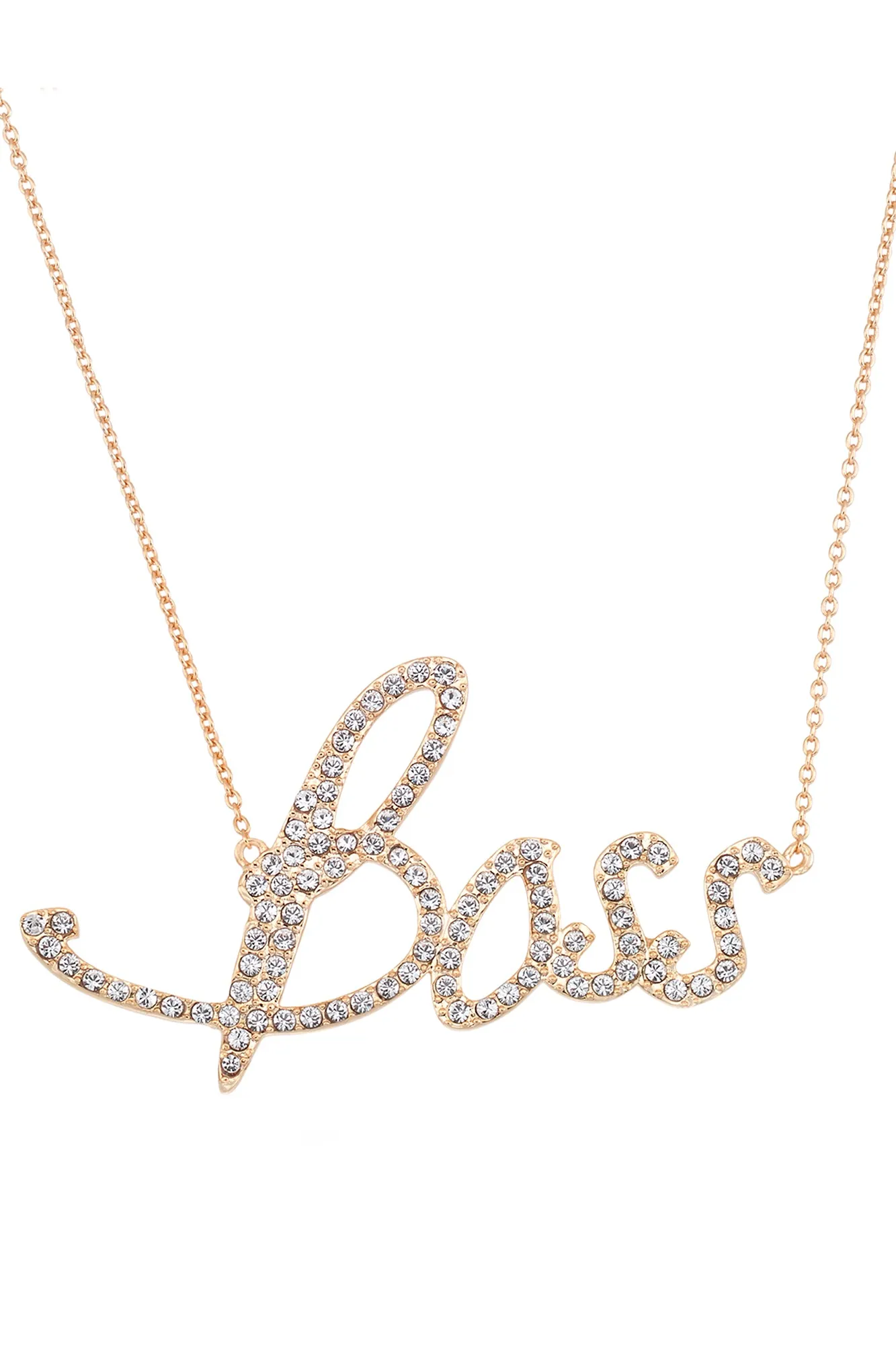 Boss Nameplate Necklace - Extra Large