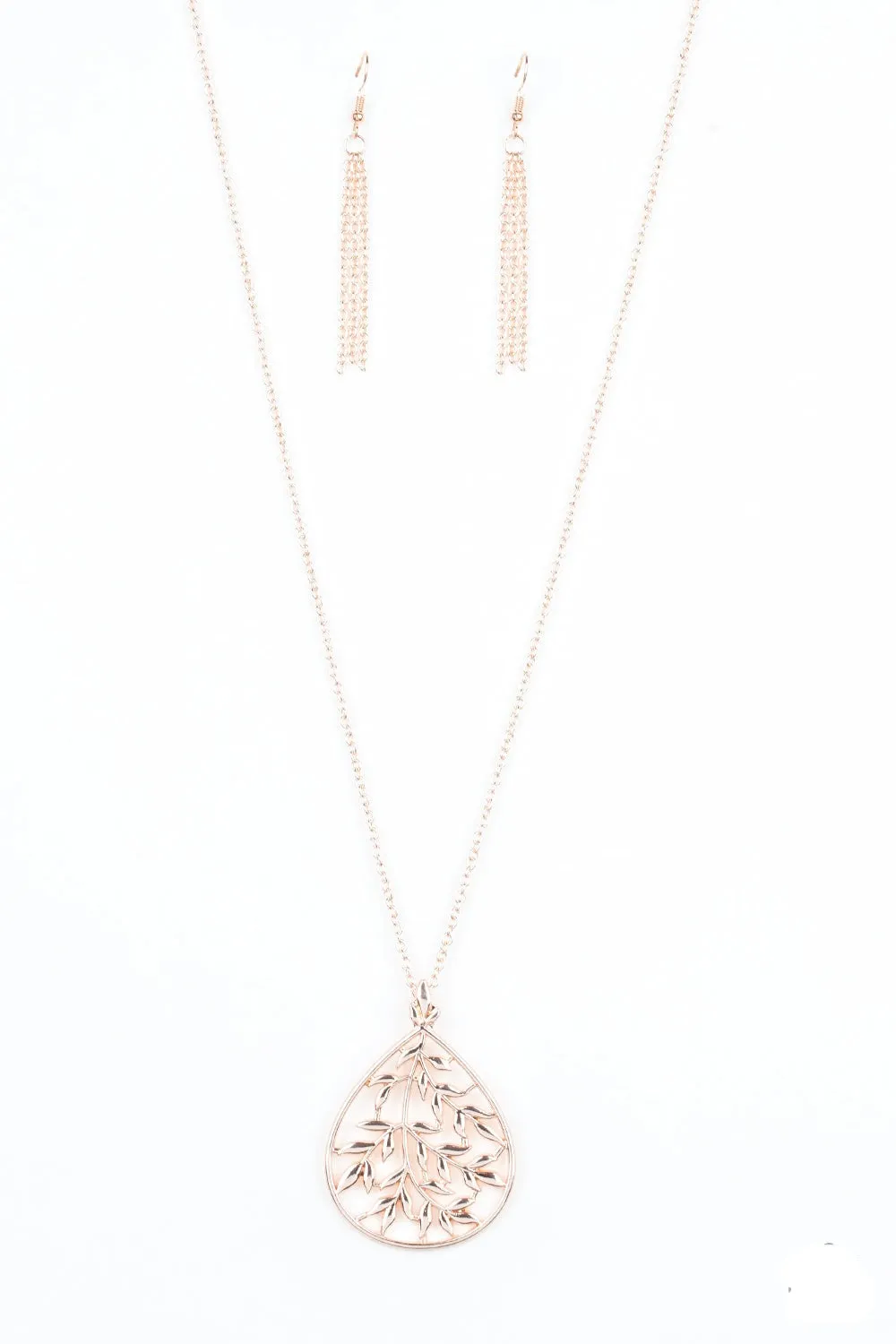 BOUGH Down Rose Gold Necklace Set