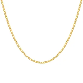 Cubano Chain Necklace | Solid 14k Gold