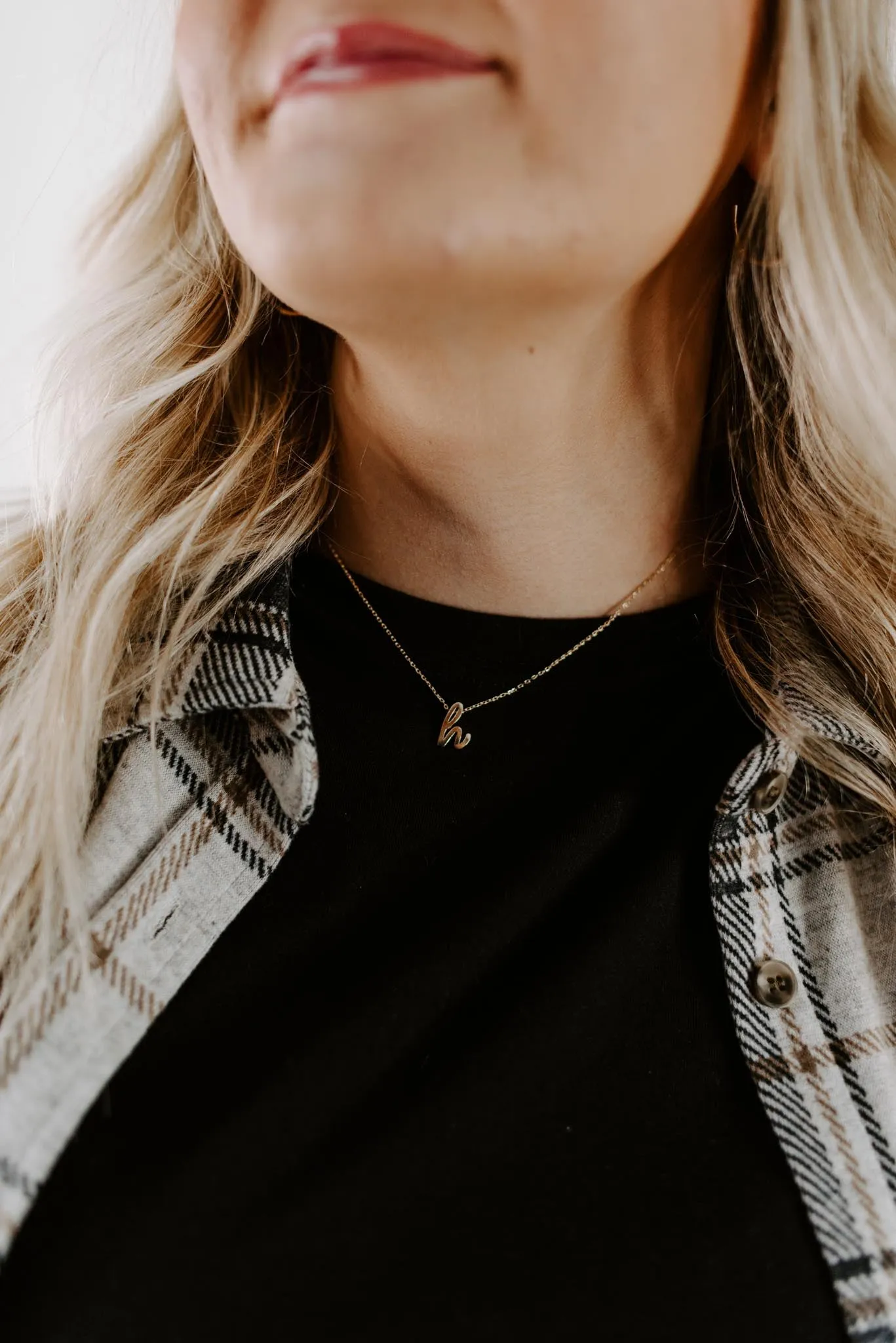 Cursive Initial Necklace