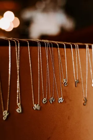 Cursive Initial Necklace