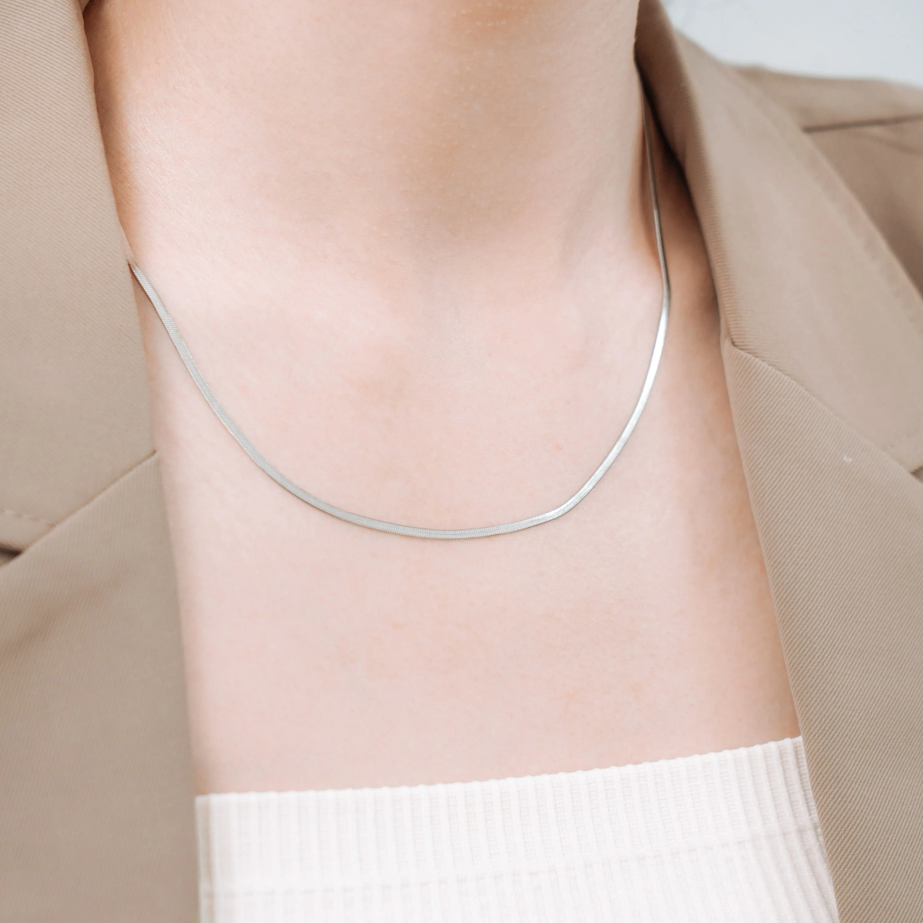 Demi Herringbone Necklace