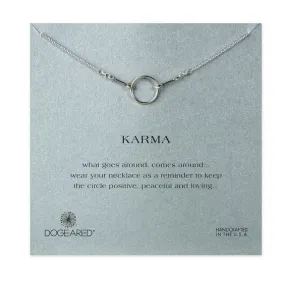 Dogeared - Original Karma Necklace in Sterling Silver (16in & 18in)