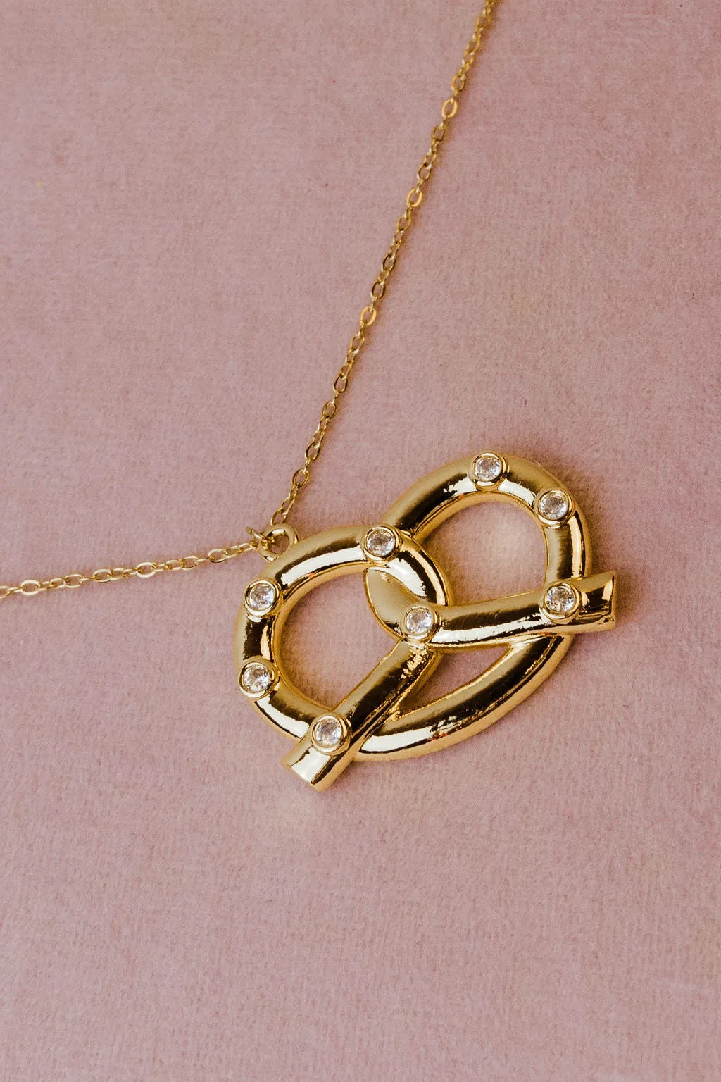 Don't Get it Twisted 316L Stainless Pretzel Necklace