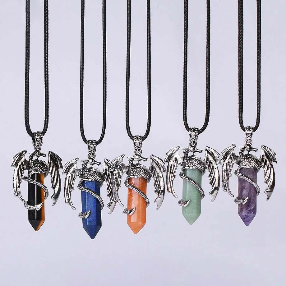 Dragon Gemstone Necklace