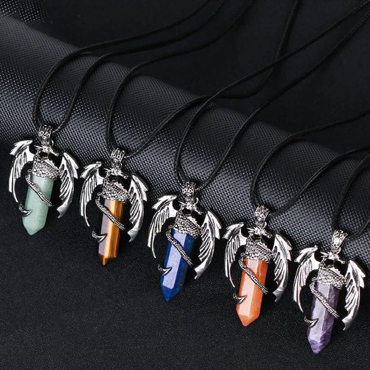 Dragon Gemstone Necklace