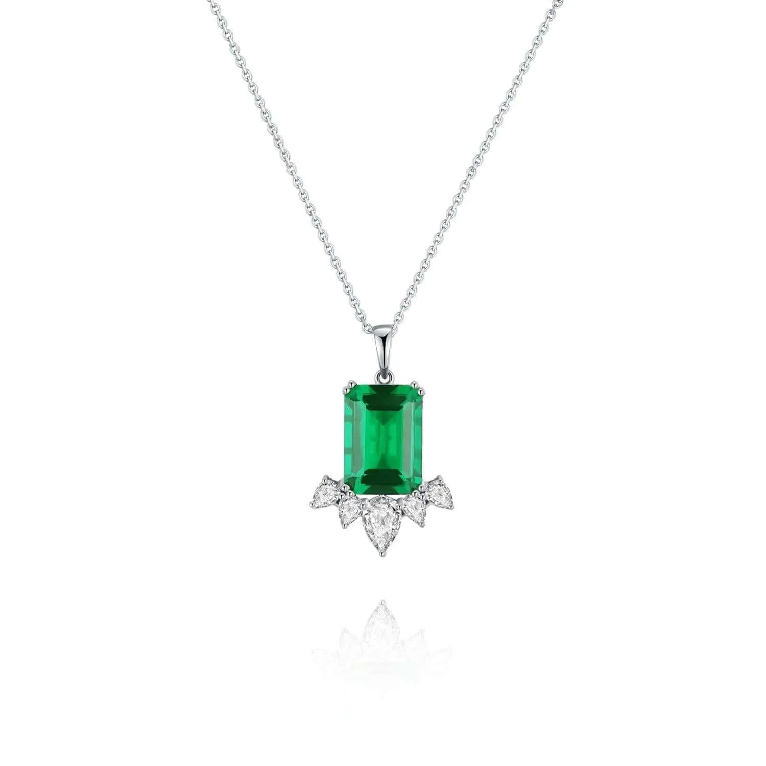 Emerald Pendant The Earth Jewelry Set collection Designed by Tanin