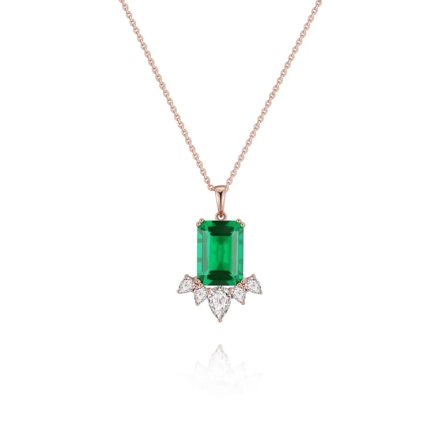 Emerald Pendant The Earth Jewelry Set collection Designed by Tanin