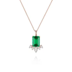 Emerald Pendant The Earth Jewelry Set collection Designed by Tanin