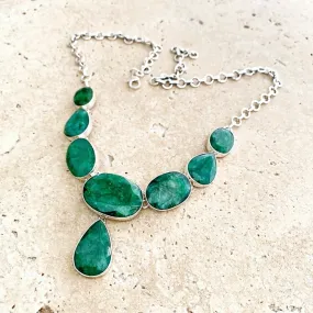 Emerald Quartz Necklace - Grace