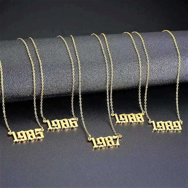 English Year Necklace