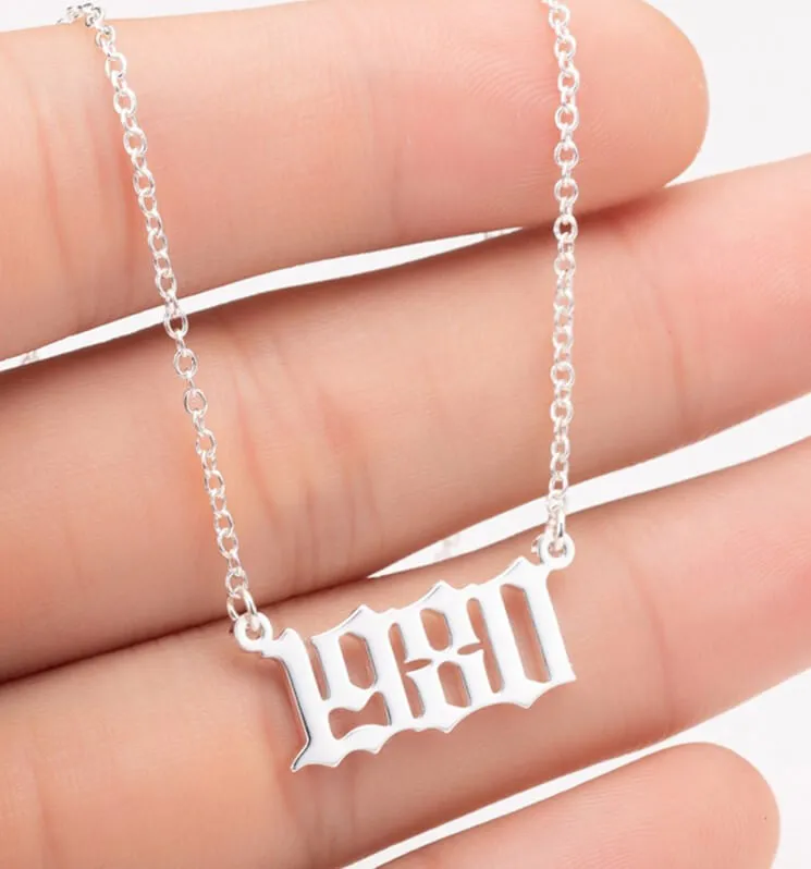 English Year Necklace