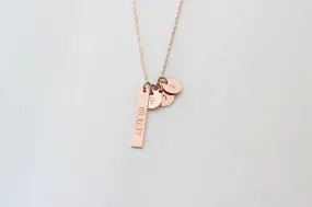 Family Bar Necklace