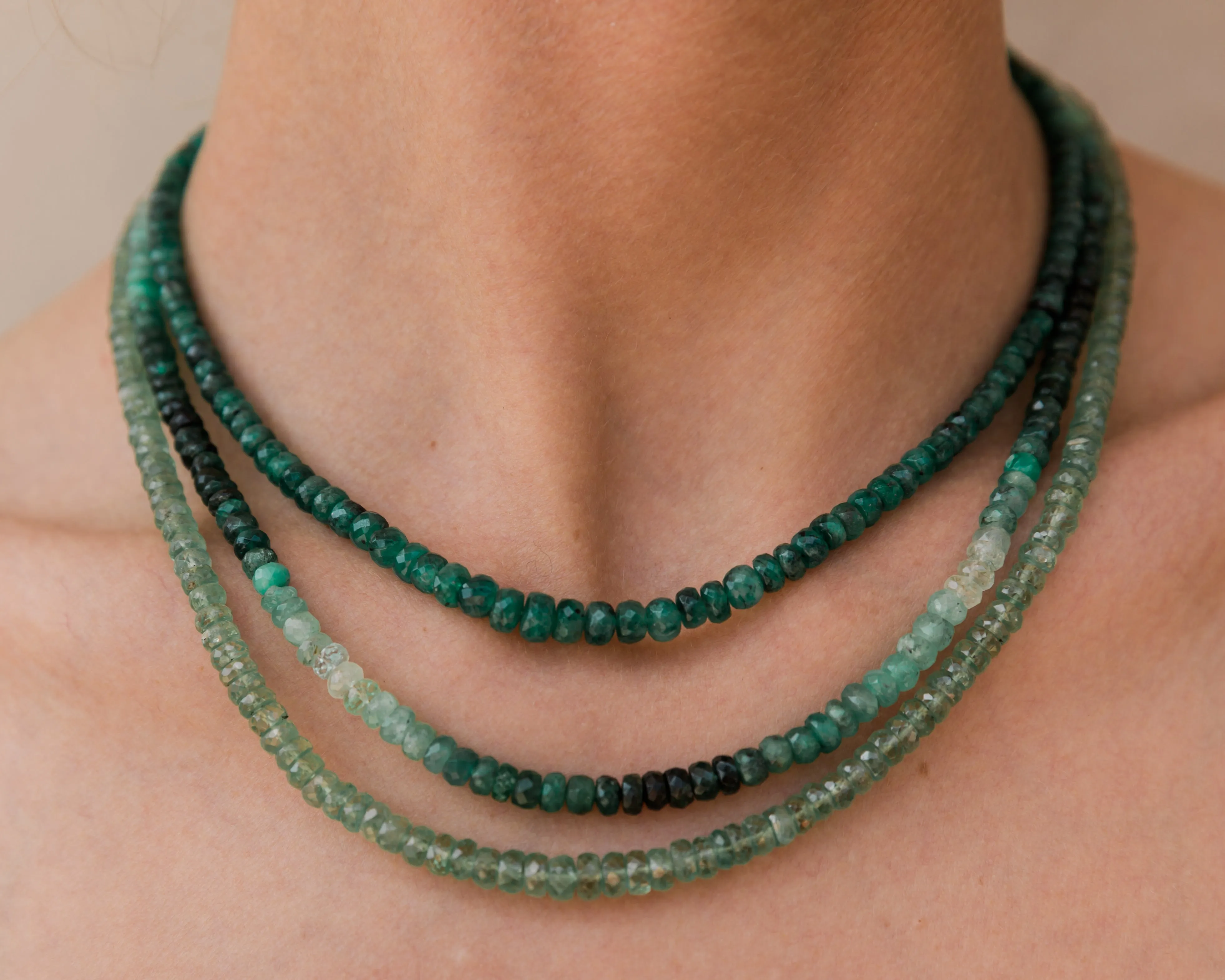 Fancy Emerald Necklace