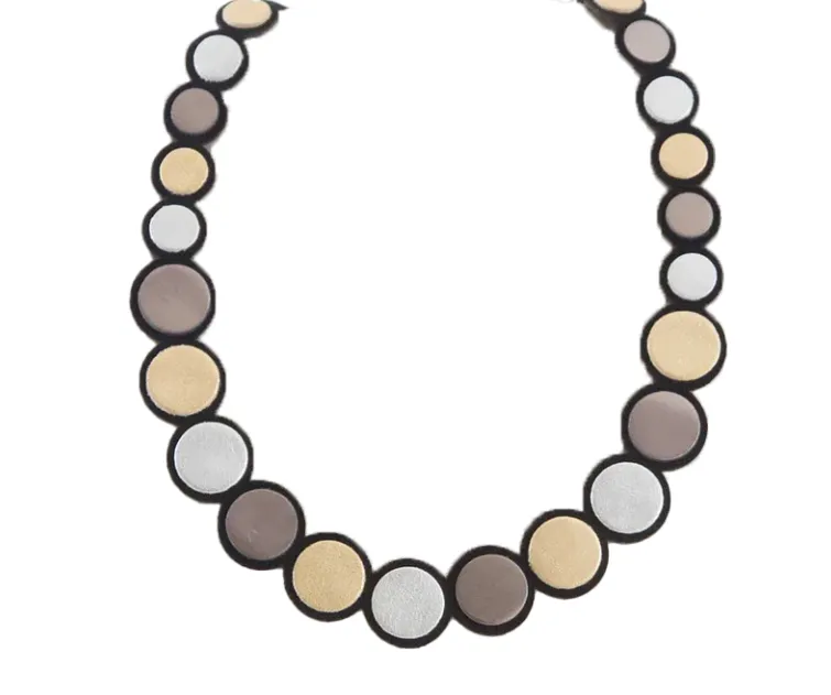 Gabriela and Karina Iskin, Limited Edition Metallic Necklace