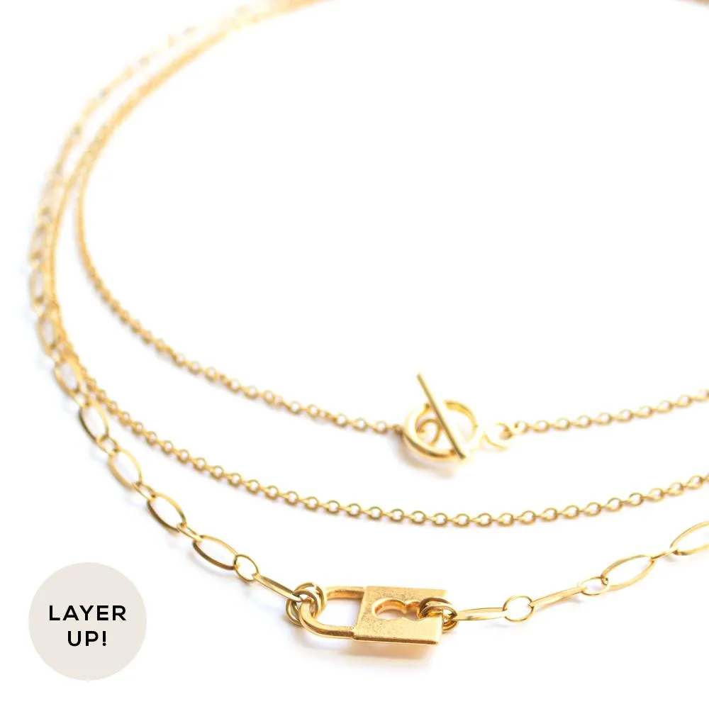 Gold Plated Luck Necklace