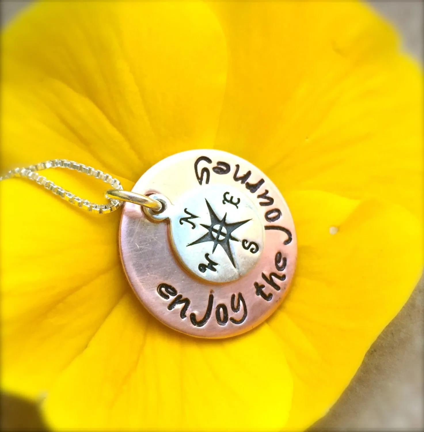 Graduation Gifts, Follow Your Dreams, Enjoy the Journey Necklace, Compass Necklace, Graduation Gifts, College Grad 2016