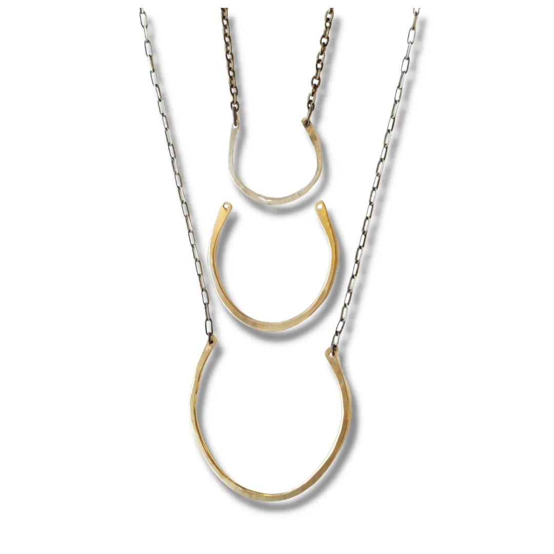 Hand forged Horseshoe Necklace