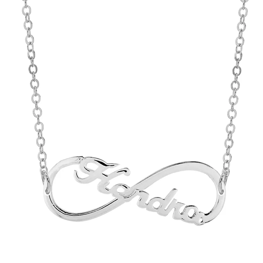 Infinity with Name Necklace