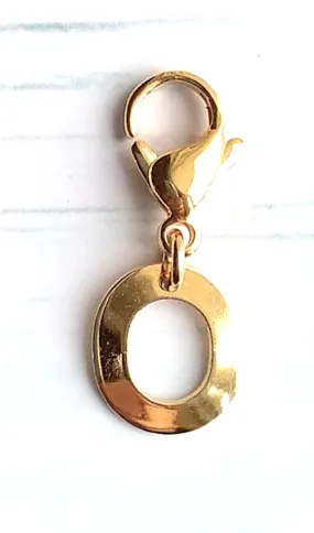 Letter O Charm