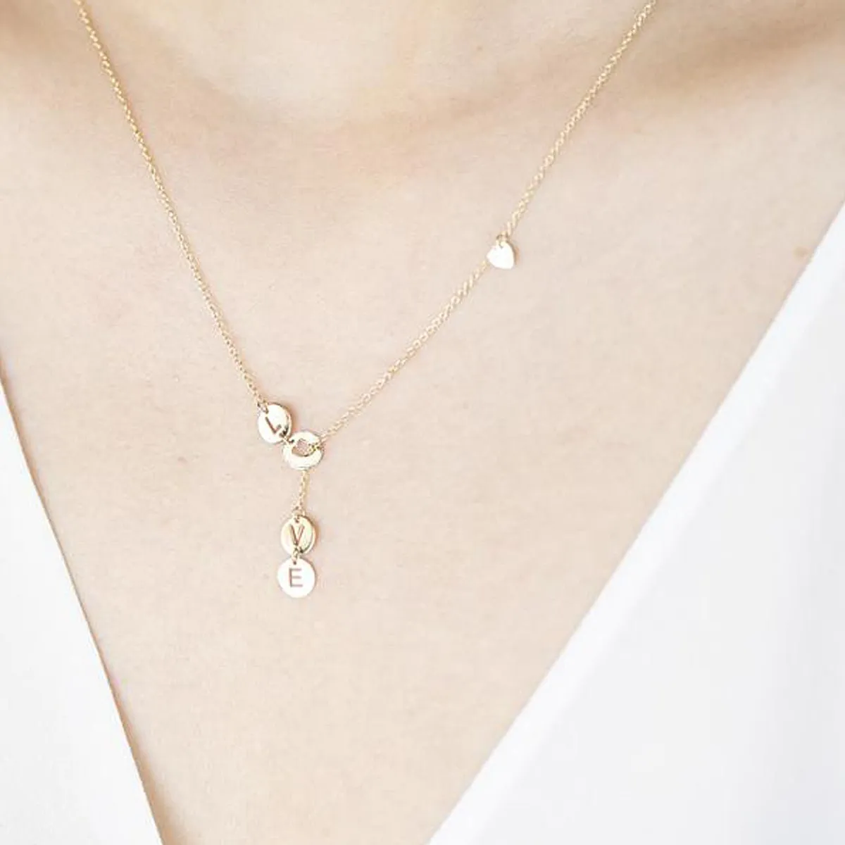 Love Lariat Necklace