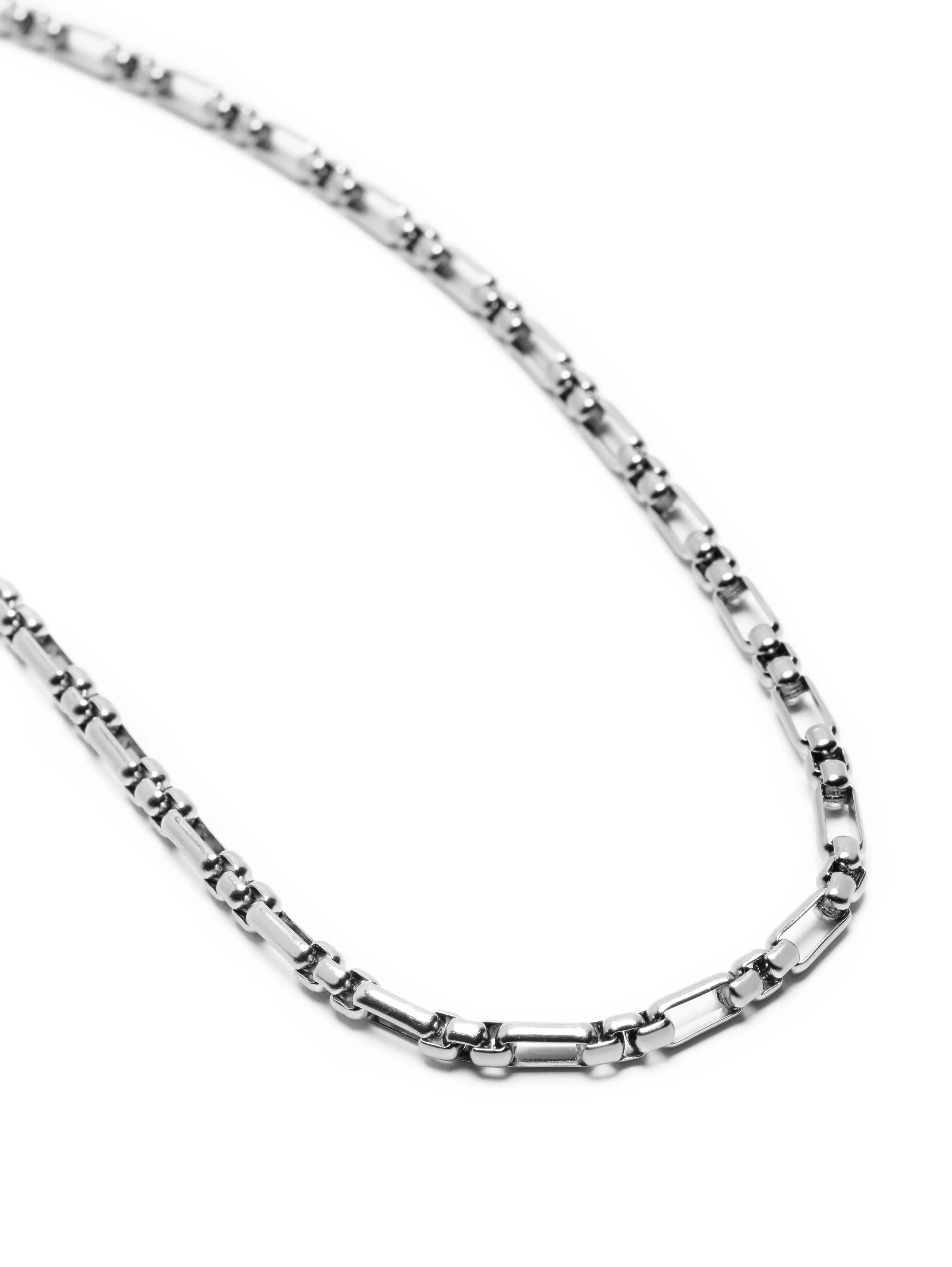 Men's Stainless Steel Modern Figaro Belcher Chain