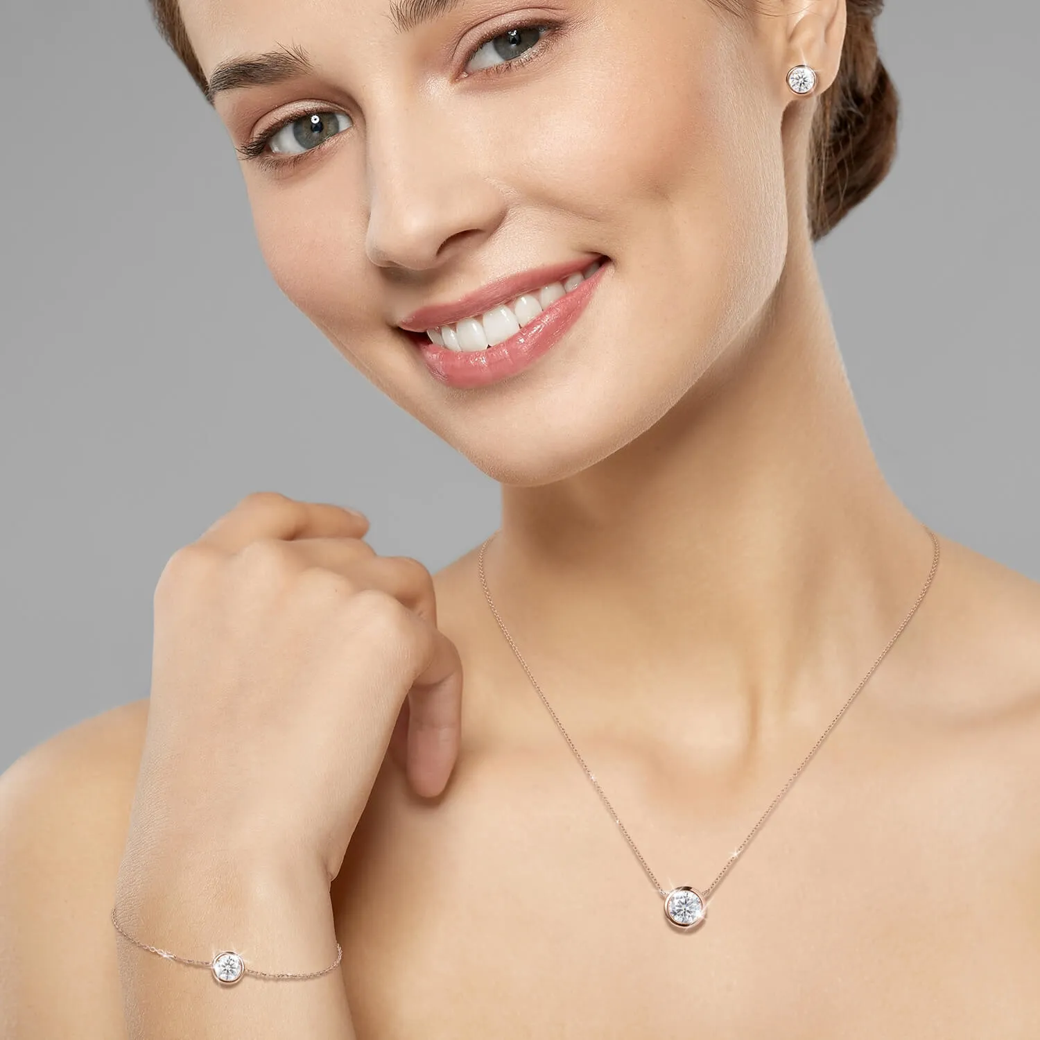 Moissanite Blush Necklace