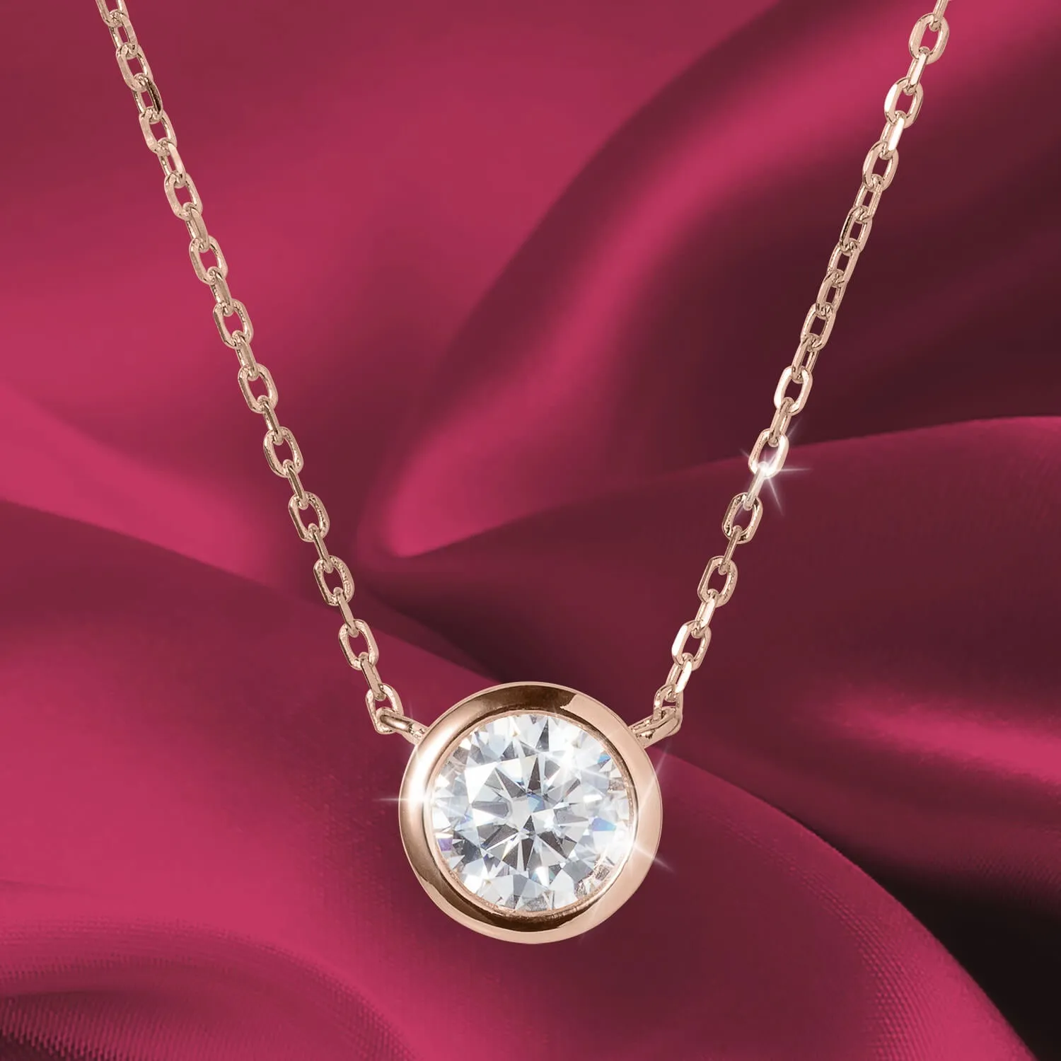 Moissanite Blush Necklace