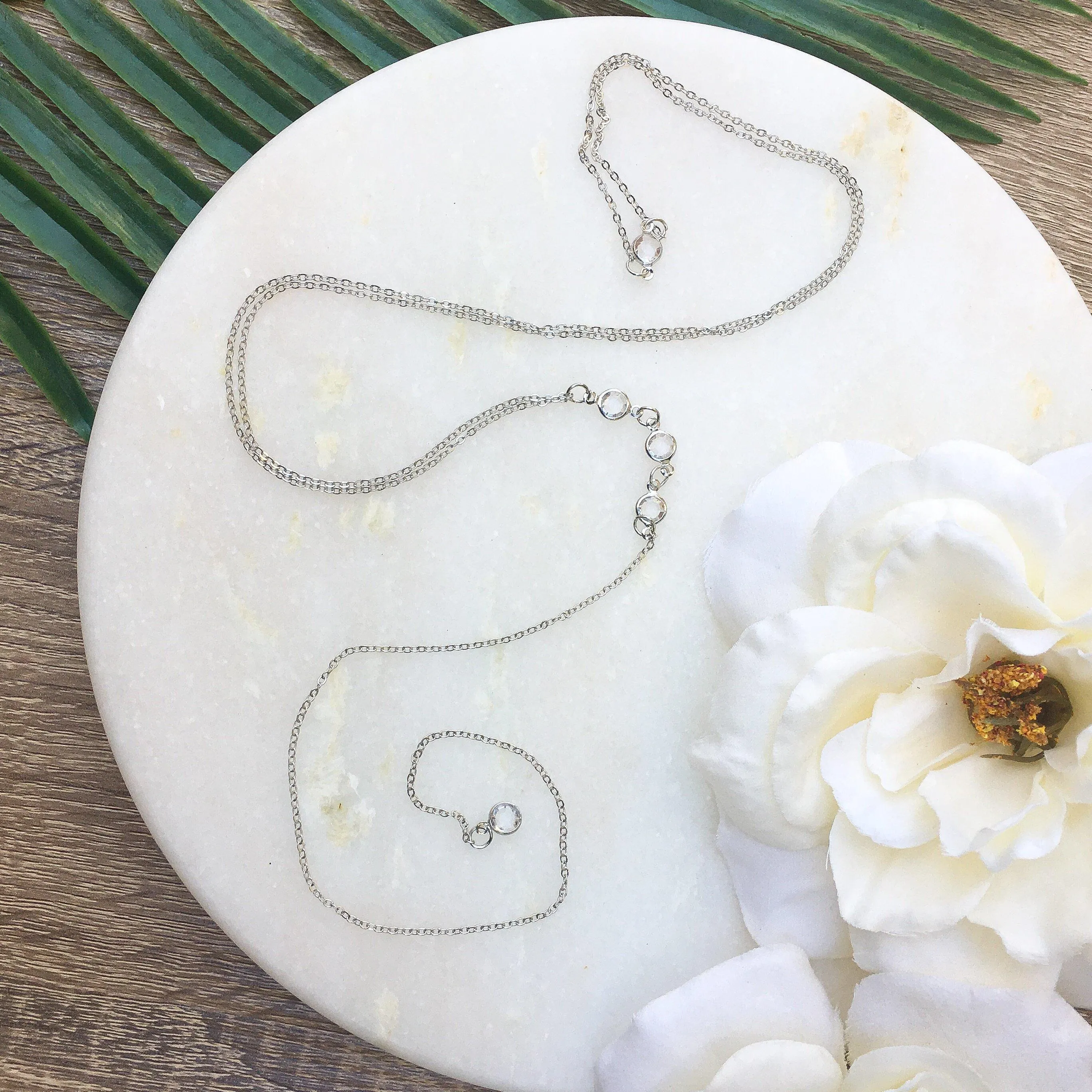 Morning Dew Backdrop Necklace - LAST CHANCE!