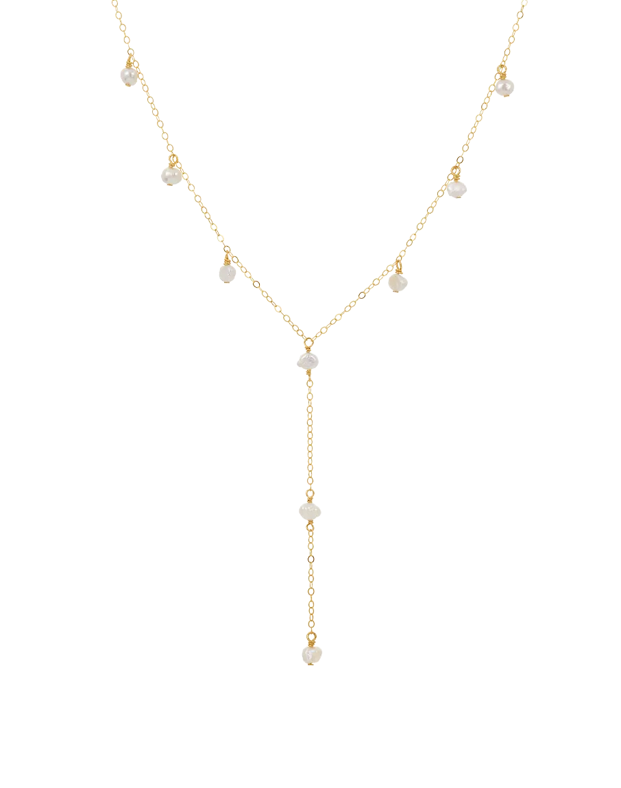 Pearl Drop Lariat