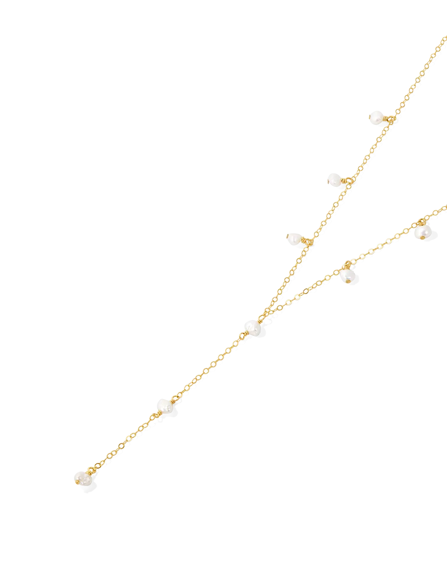 Pearl Drop Lariat