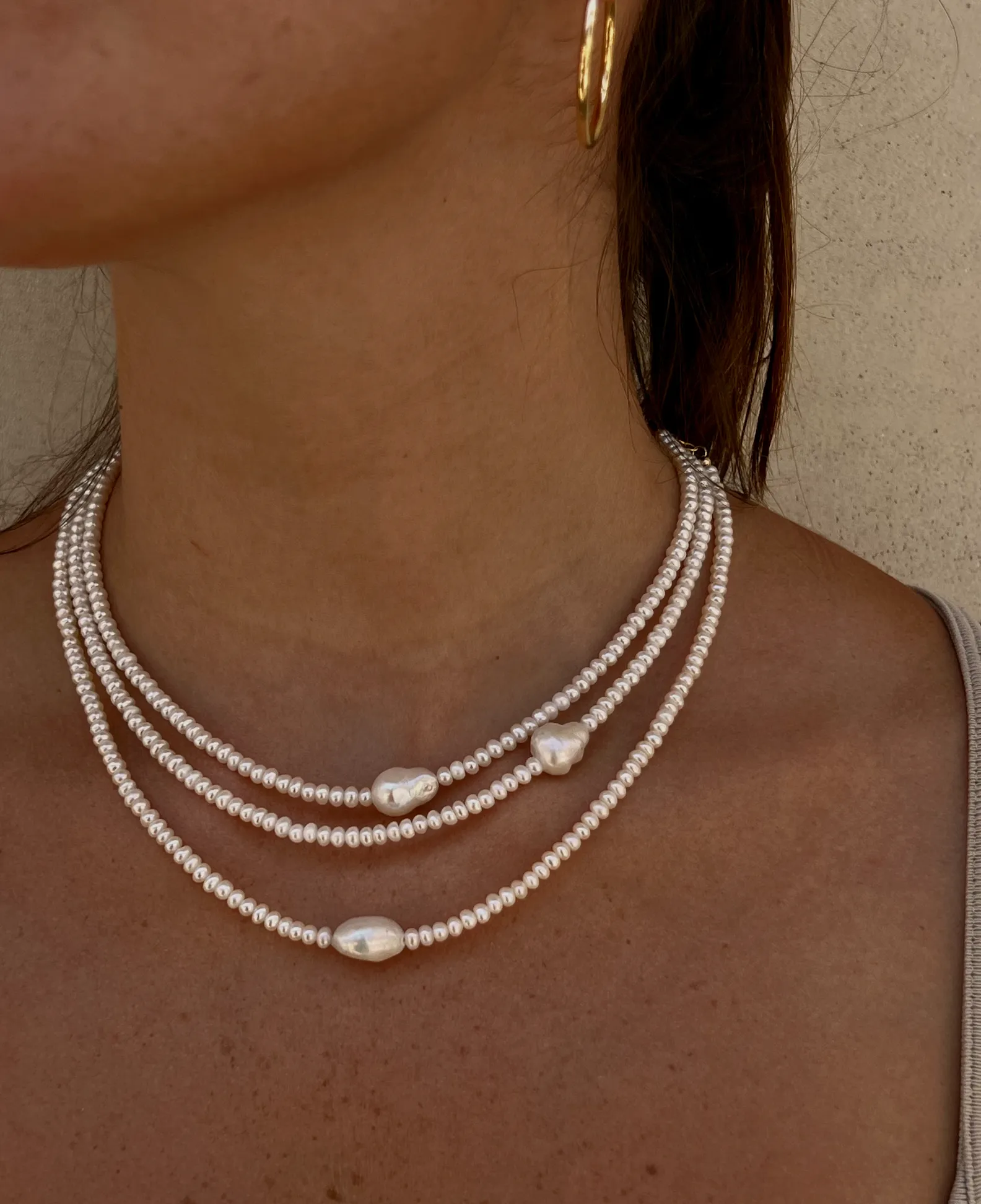 Pearl on Pearl Necklace