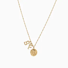 Personalized Constellation Initial Necklace