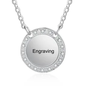 Personalized Necklace With Zirconia