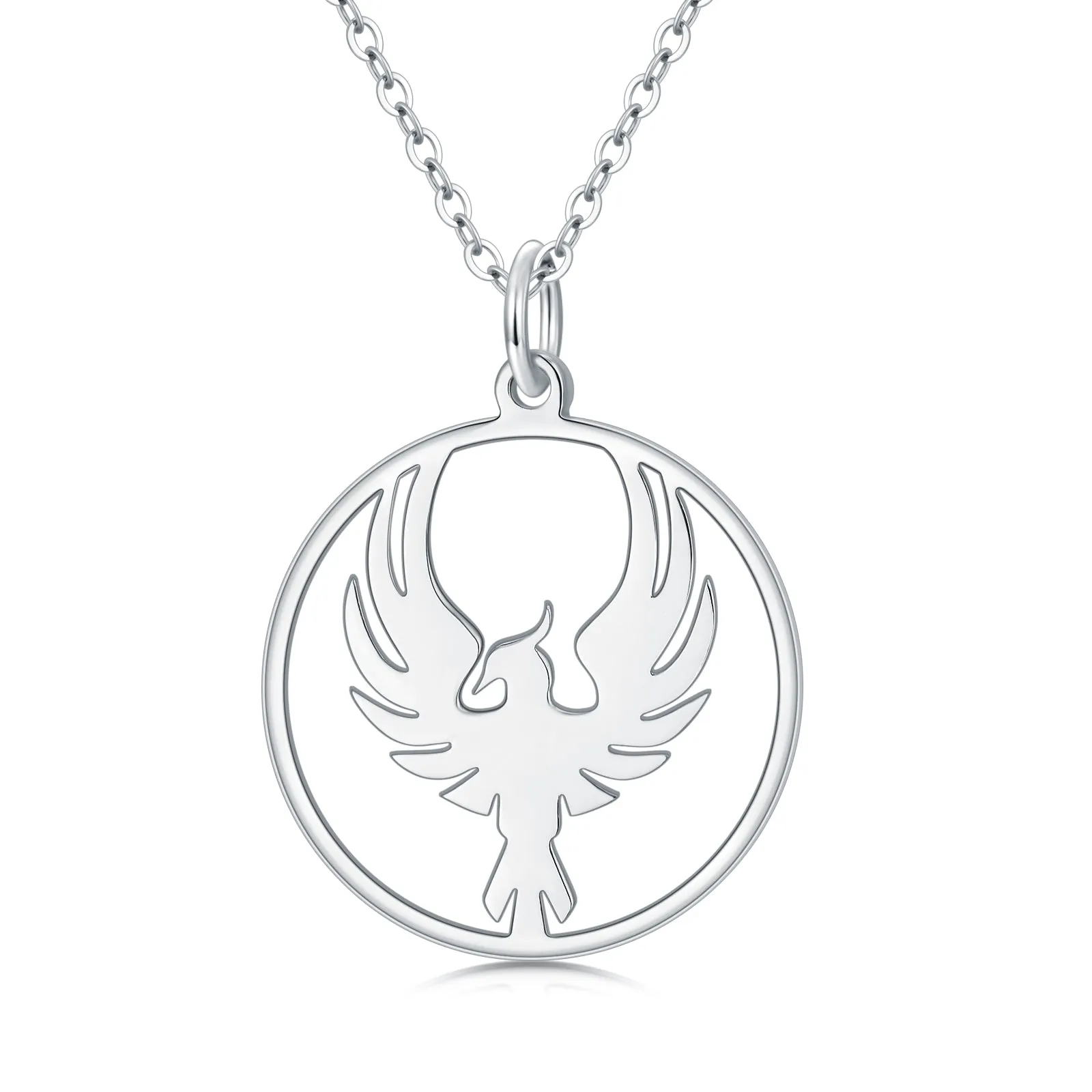 Phoenix Necklace Rising Phoenix Pendant Dainty Phoenix Jewelry S925 Silver Gift