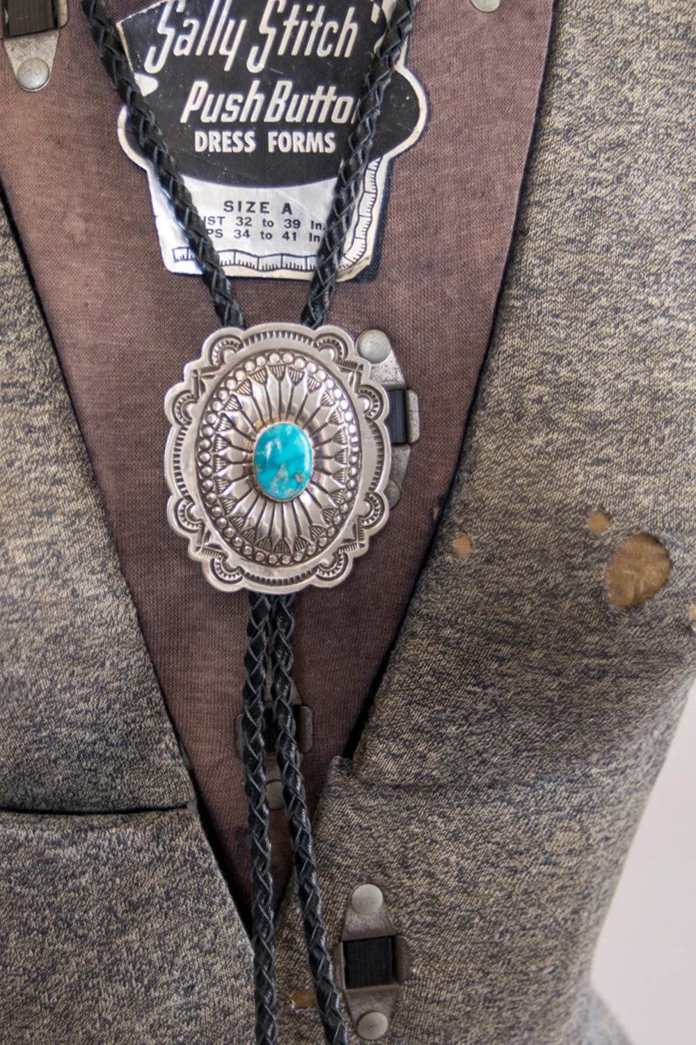 Prosperity Bolo Tie - Vintage Turquoise Accessories