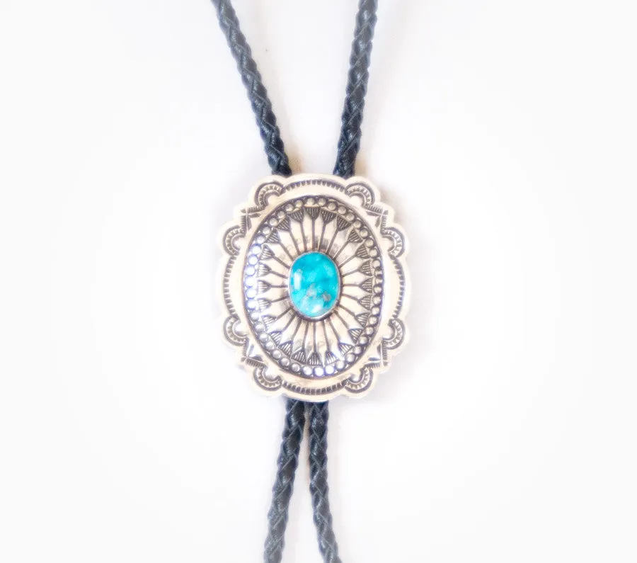 Prosperity Bolo Tie - Vintage Turquoise Accessories