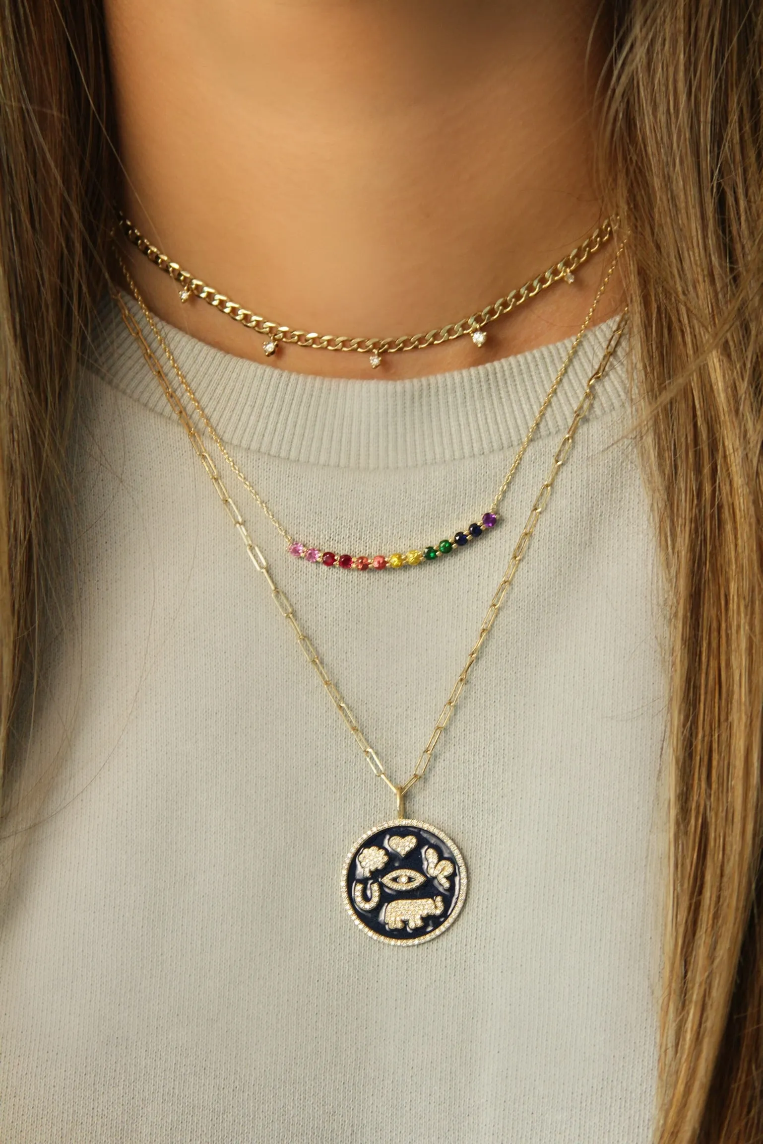 Rainbow Arch Necklace